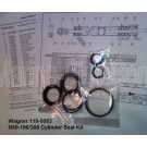 Wagner 119-0083 Seal Kit for N50-190/300 Hydraulic Cylinder (Stock Photo ... NEW SEALS are BLUE)