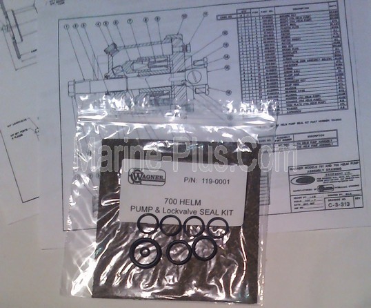 Wagner 119-0001 Seal Kit for Original Model 700 Helm Pump