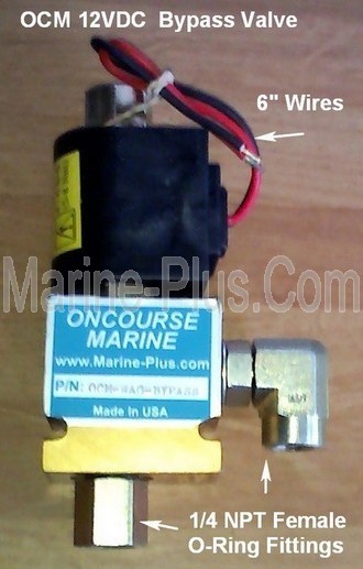 ONCOURSE MARINE Replacement Wagner 12vdc Bypass Valve (NEW, CUSTOM)