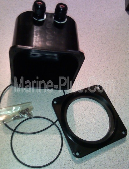 Wagner RAI Watertight Mounting Pod For Protecting 3" Round Rudder Angle Indicators