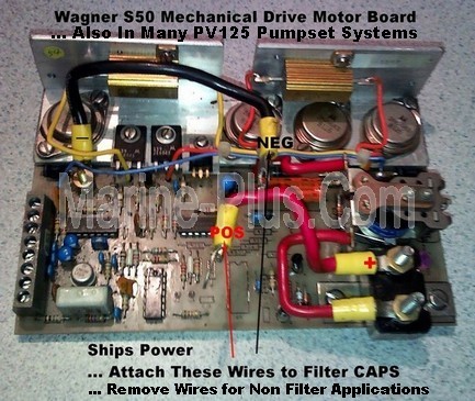 Wagner S50 MDU-20 Mechanical Drive Motor Driver Circuit Board (Very Good Condition, TESTED)