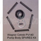 Wagner PV140 Pump SPARES Kit 119-0144-SP (Parts Also For Cetrek & Other Square Pump Bodies) (STOCK Photo)