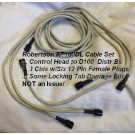 Robertson AP100DL Cable Set w/Female 12-Pin Receptacles (Used, Some Locking Tab Damage ... NOT an Issue)