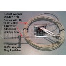 Wagner Rudder Follow-Up Unit w/50 Foot Cable (Rebuilt Like-New, SS Shelf or Bulkhead Mount Bracket)