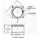Wagner 7" Magnetic Compass Diagram