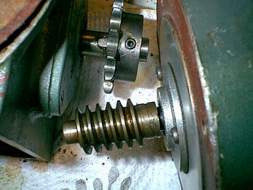 Gear Box Sprocket/Gear Shaft with 3/16 Keyway ... Motor Worm Gears Thru Pinned