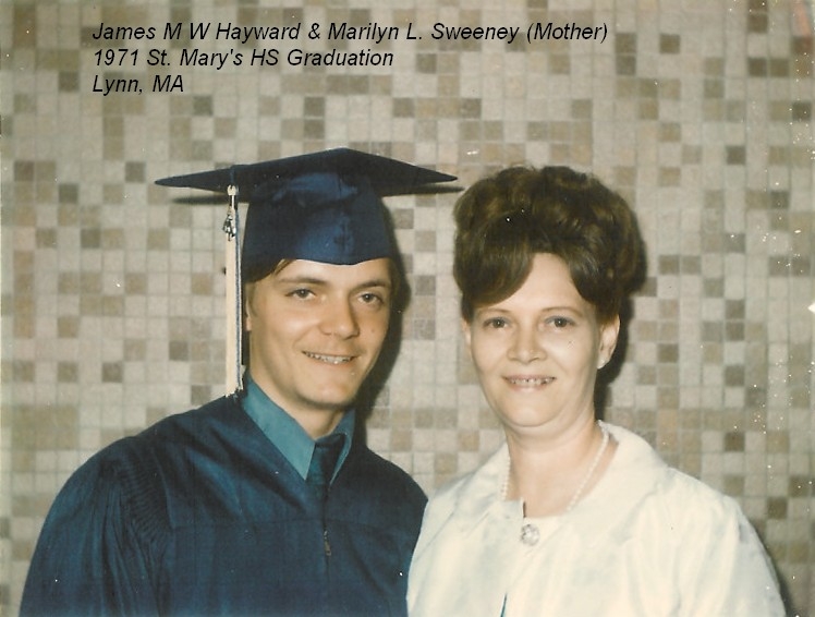 Son Wayne & Lyn ... 1971 St Mary's HS Graduation Lynn, MA