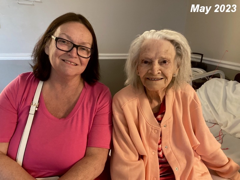 Lyn with Daughter Doreen Kent May 2023