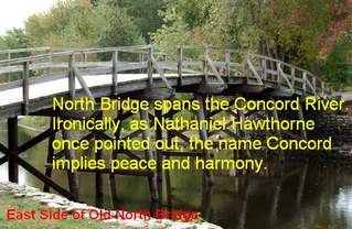 North Bridge ... Concord-Lexington Fight April 19, 1775