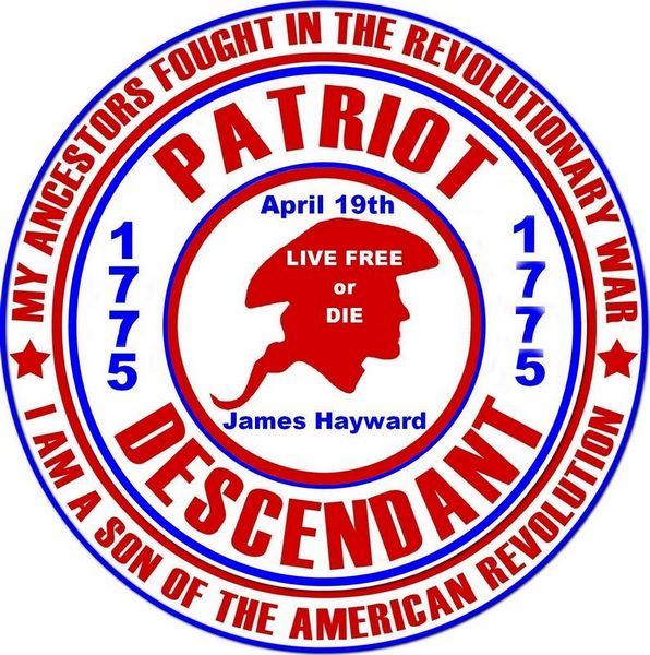 Patriot James Hayward Killed April 19, 1775